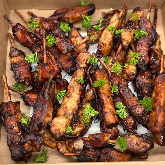 Chicken Honey Soy Mini Kebabs Platter