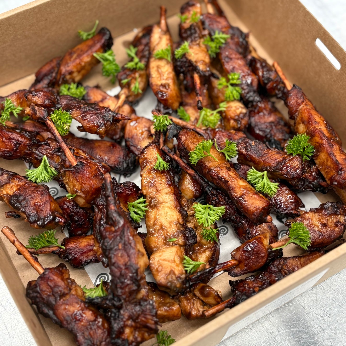 Chicken Honey Soy Mini Kebabs Platter
