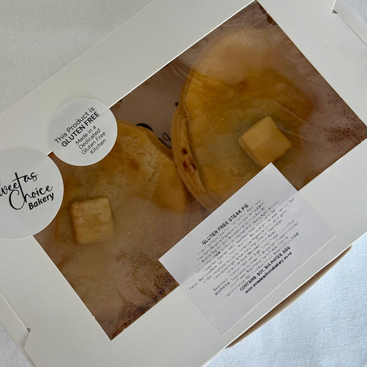 GLUTEN FREE Frozen Steak Pie Two Pack
