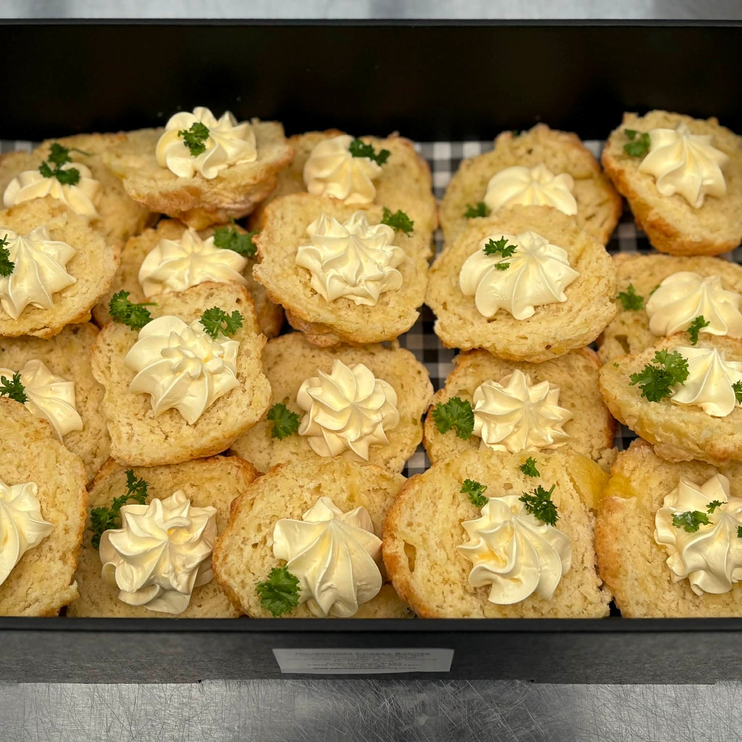House Made Cheese Scones with Whipped Butter Platter