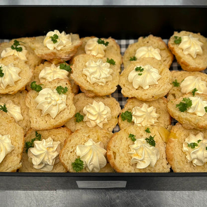 House Made Cheese Scones with Whipped Butter Platter
