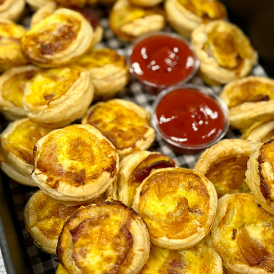 House Made Bacon and Egg Savouries Platter