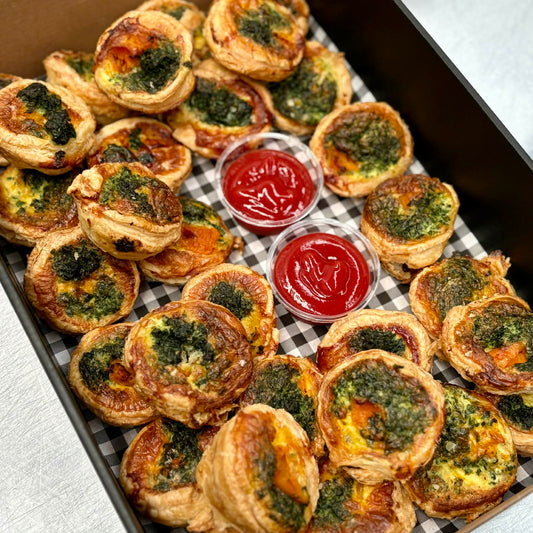 House Made Vegetable Quiches Platter