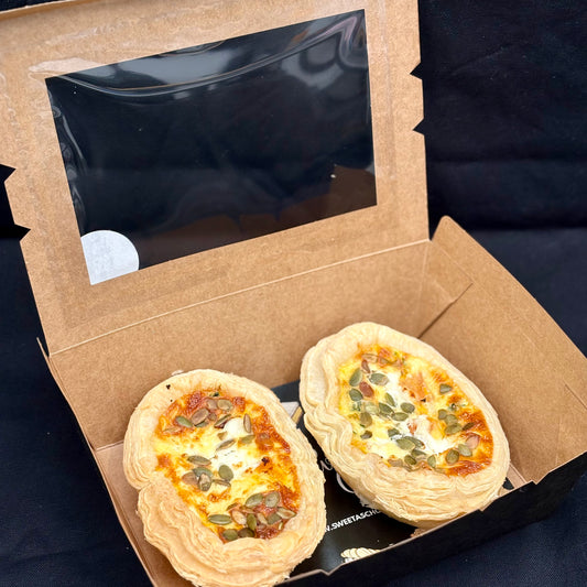 Frozen Pumpkin, Spinach and Feta Quiche Two Pack