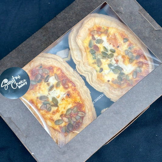 Frozen Pumpkin, Spinach and Feta Quiche Two Pack