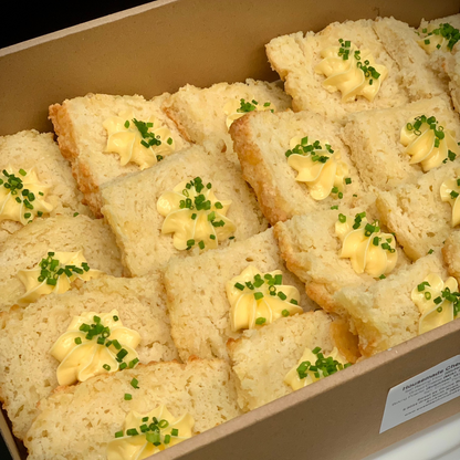 House Made Cheese Scones with Whipped Butter Platter