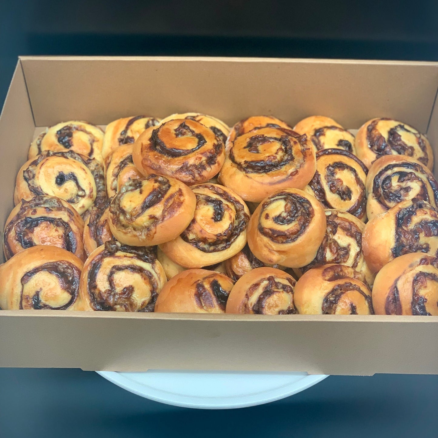 House Made Mini Cheeseymite Brioche Scrolls Platter