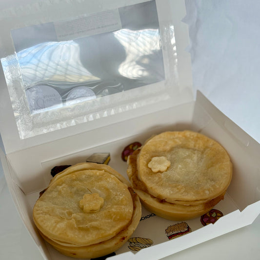 GLUTEN FREE Frozen Creamy Chicken and Mushroom Pie Two Pack