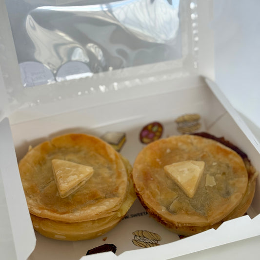 GLUTEN FREE Frozen Steak and Cheese Pie Two Pack