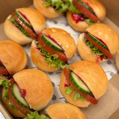GLUTEN FREE Mini Vegetable Filled Rolls Platter