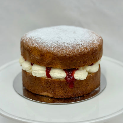 GLUTEN FREE  Victoria Sponge Cake with Jam and Cream