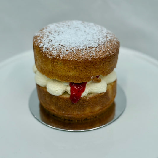 Victoria Sponge Cake with Jam and Cream