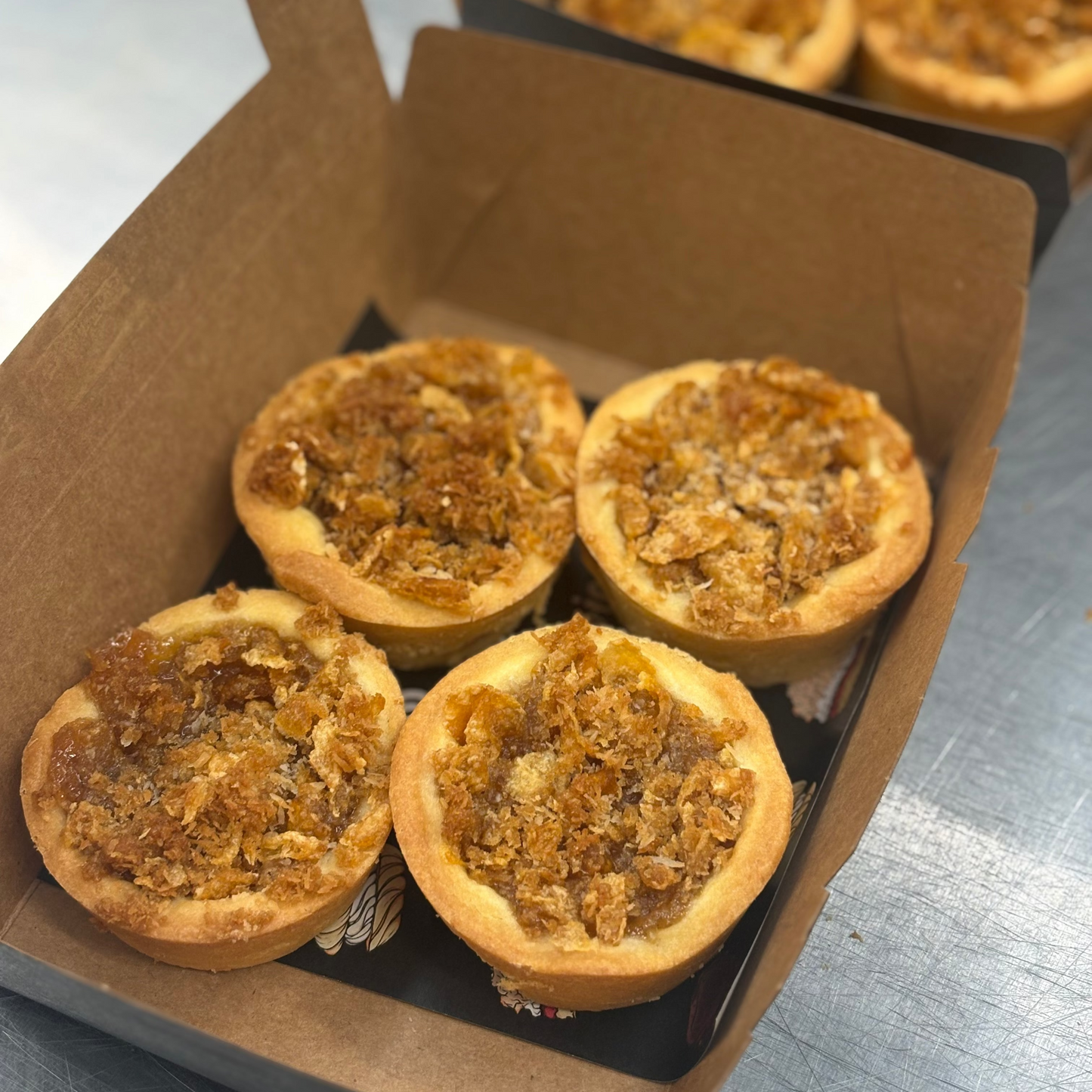 Frozen Apple and Rhubarb Crumble Small Four Pack
