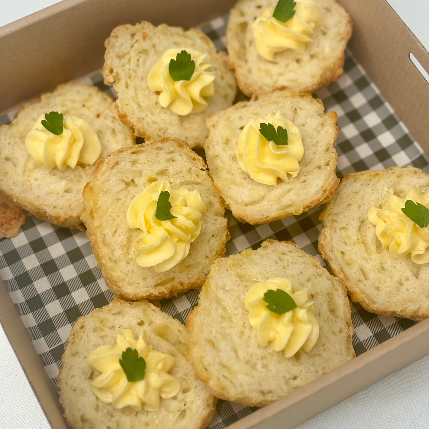 GLUTEN FREE House Made Cheese Scones Platter with Whipped Butter