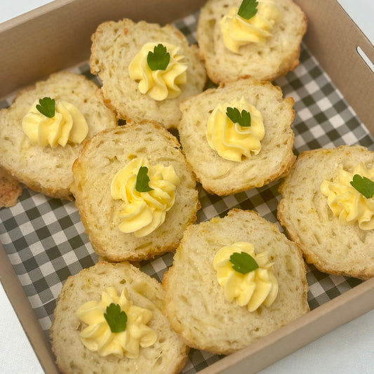 GLUTEN FREE House Made Cheese Scones Platter with Whipped Butter