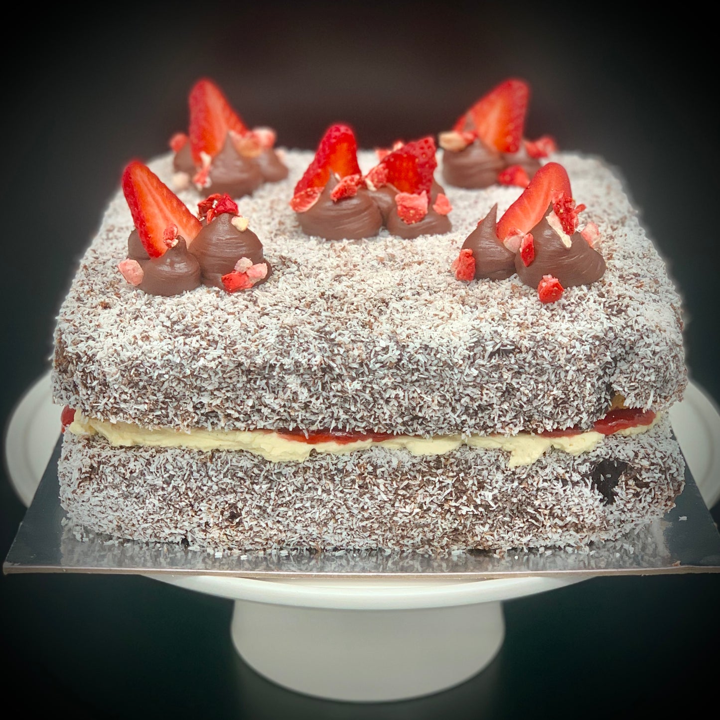 Chocolate Lamington Whole Cake