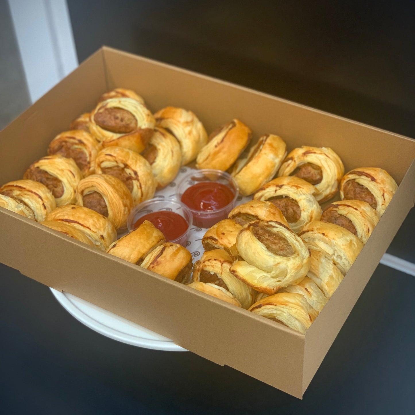 House Made Sausage Roll Platter