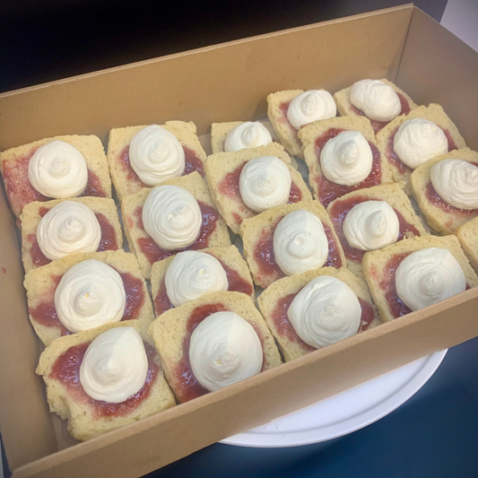 House Made Plain Scones with House Made Jam and Cream Platter