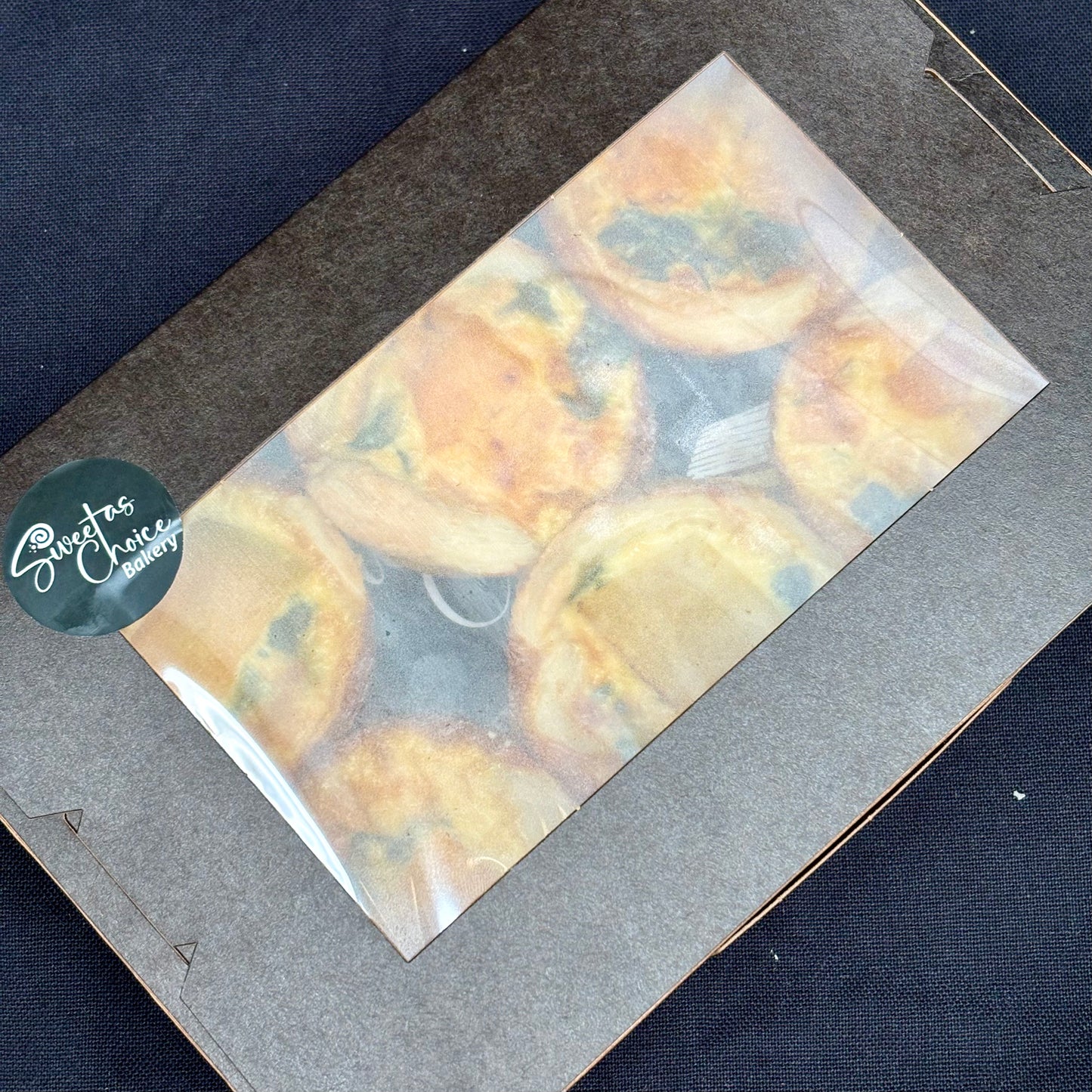 Frozen Pumpkin and Spinach Mini Quiche Six Pack