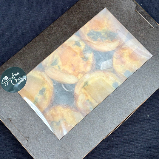 Frozen Pumpkin and Spinach Mini Quiche Six Pack