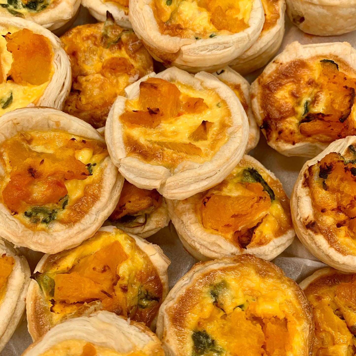 House Made Vegetable Quiches Platter