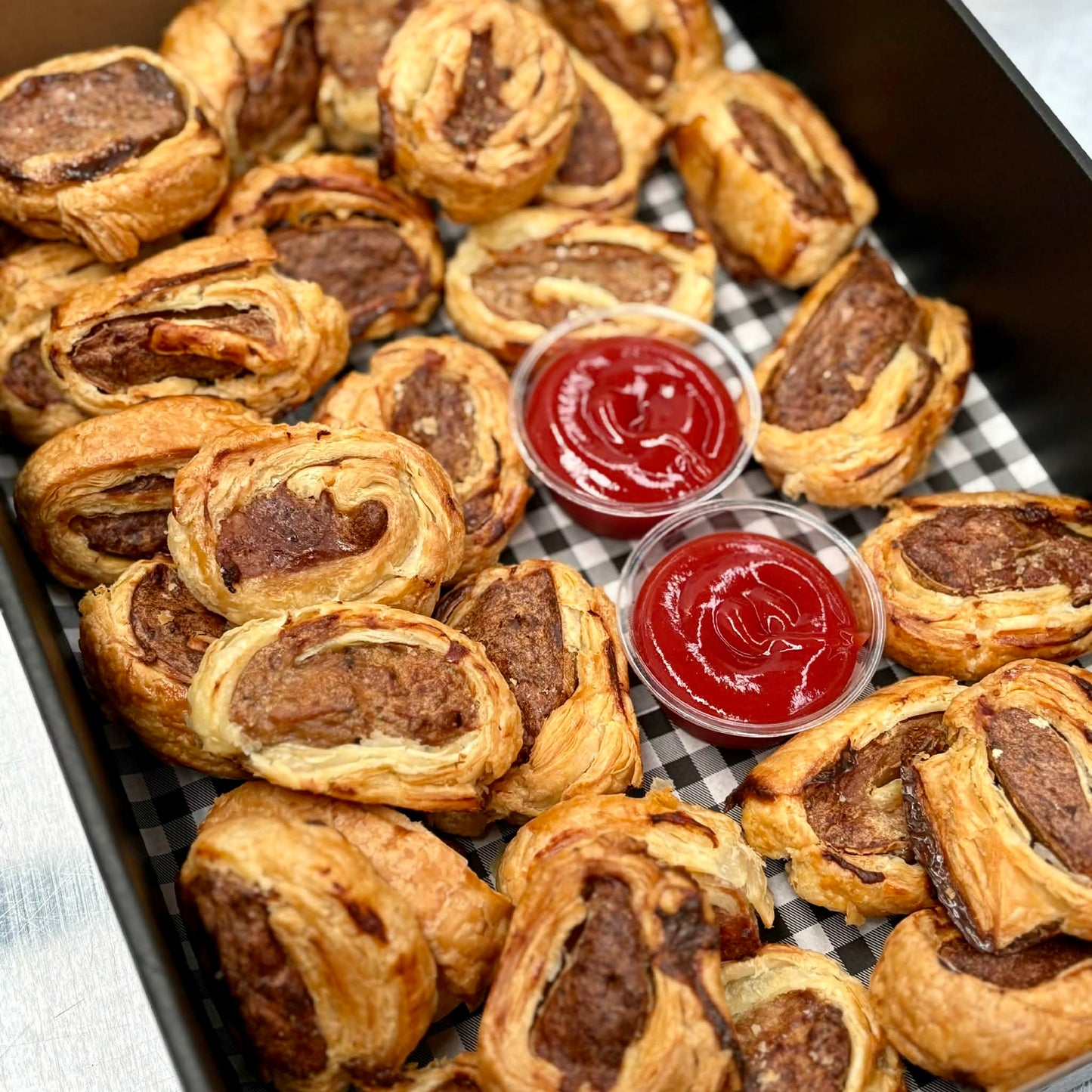House Made Sausage Roll Platter